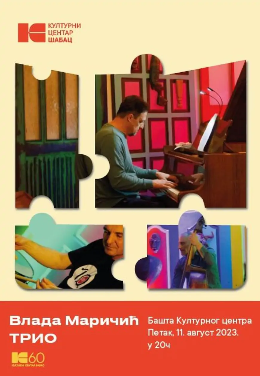 Vladan Maričić u bašti Kulturnog centra