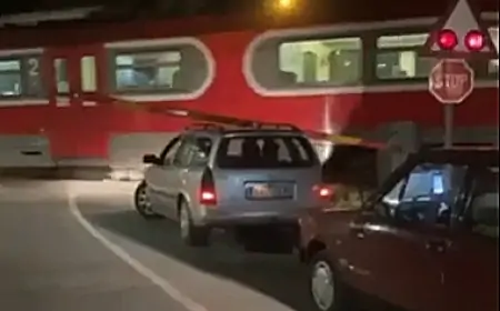 Za dlaku izbegnuta tragedija: Vozač u Šapcu odbio da se zaustavi ispred zaštitne rampe