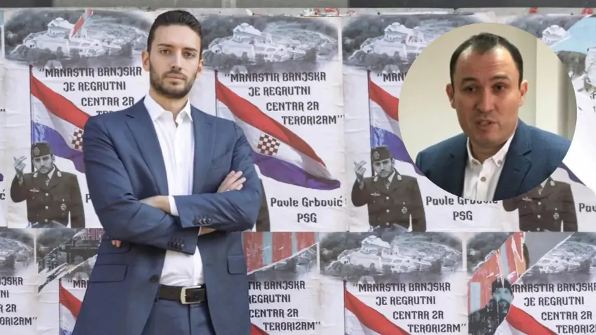 Grbović podneo krivične prijave zbog plakata sa ustaškom uniformom, jedna protiv Branka Vujkovića