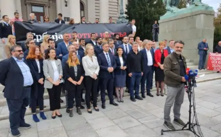 Potpisan koalicioni sporazum stranaka i pokreta  "Srbija protiv nasilja"