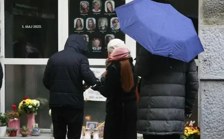 Protest roditelja dece ubijene u "Ribnikaru"