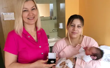 Anisija je prva beba rođena u Šapcu u 2024. godini