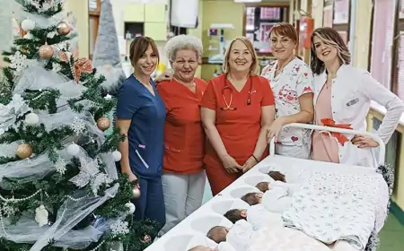 Na Božić sedam beba