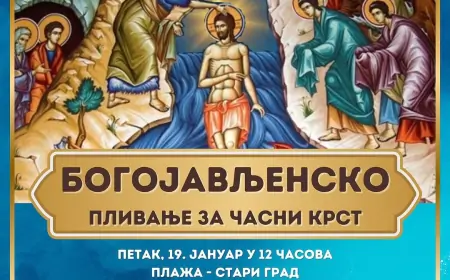 Prijave za Bogojavljensko plivanje za časni krst
