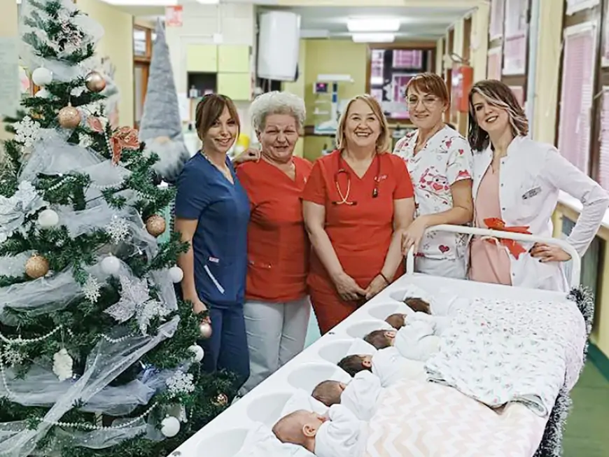 Na Božić sedam beba