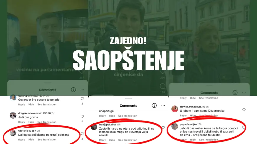 Zajedno: Biljana Stojković i Nebojša Zelenović dobili pretnje smrću