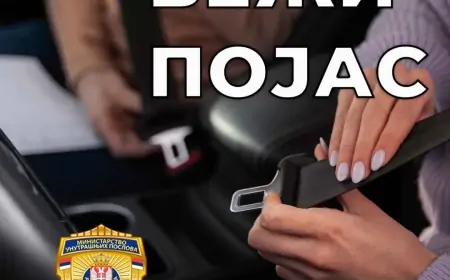 Od danas pojačana kontrola korišćenja sigurnosnog pojasa
