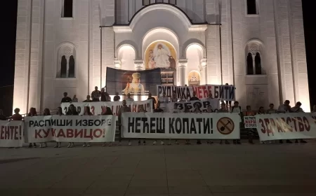 Policija privodi učesnike protesta protiv iskopavanja litijuma u Valjevu - Priveden i jedan Šapčanin