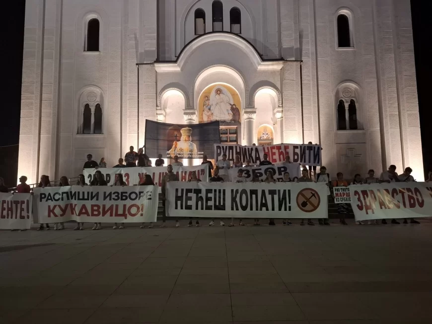 Policija privodi učesnike protesta protiv iskopavanja litijuma u Valjevu - Priveden i jedan Šapčanin