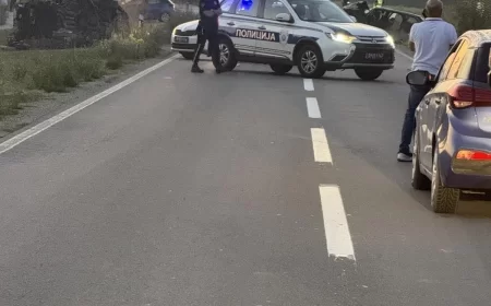 Jedna osoba stradala u nezgodi između Štitara i Slepčevića