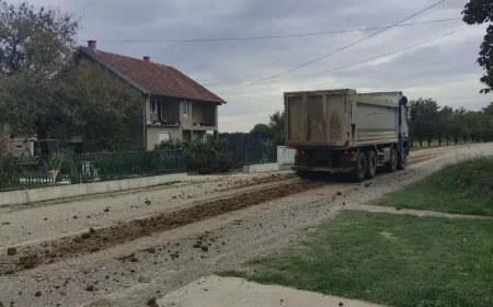 Protest meštana Prnjavora zbog kamiona u ulici Vojvode Mišića