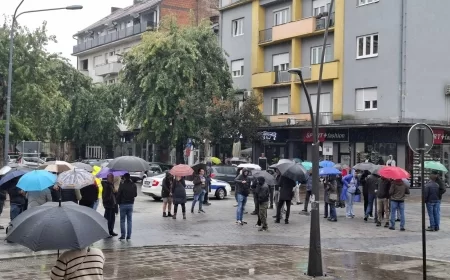 Protest ispred suda u Šapcu zbog pritvora poljoprivrednicima iz Bogatića