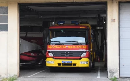 Tokom noći požar u domaćinstvu u Majuru