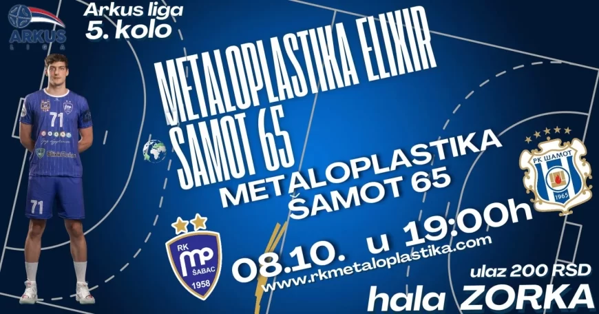 Metaloplastika Elixir pred svojim navijačima – gost Šamot iz Aranđelovca