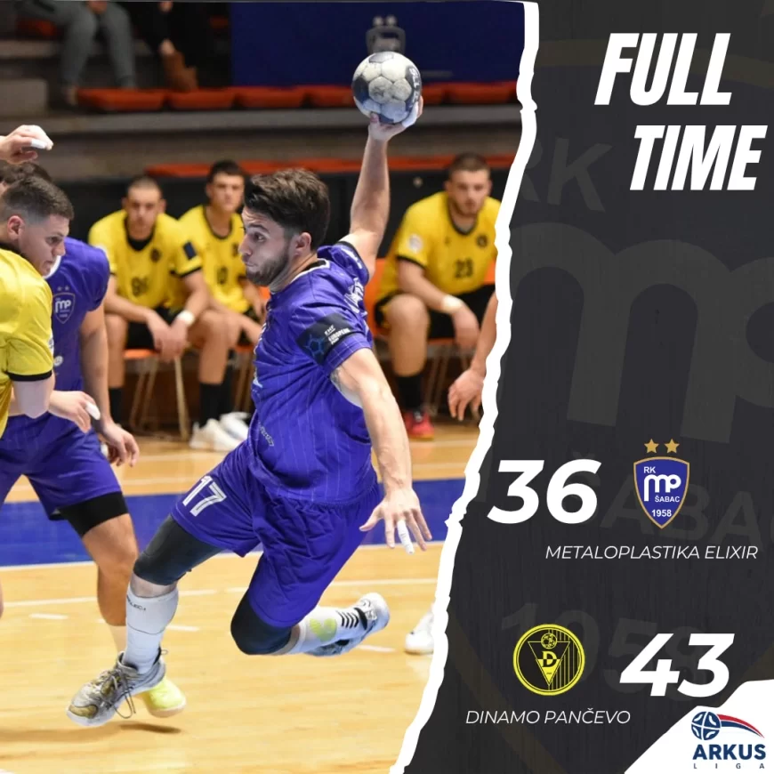 Poraz Metaloplastike u Šapcu: Dinamo slavio rezultatom 43:36