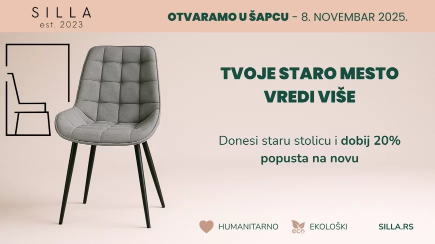 Silla otvara prvi salon u Šapcu i pokreće društveno odgovornu kampanju „Tvoje staro mesto vredi više“