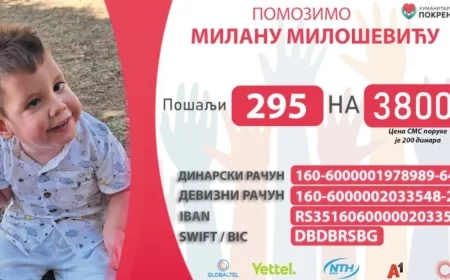 U Zminjaku humanitarni bazar za malog Milana Miloševića