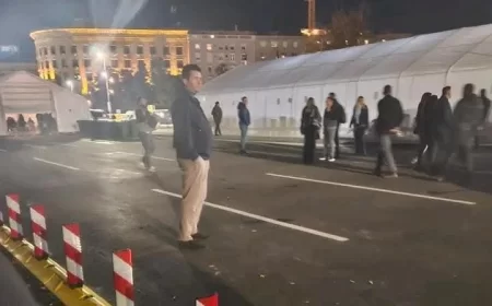 Gradonačelnik Šapca Aleksandar Pajić viđen u Pionirskom parku, poznatom kao „Ćaćilend“