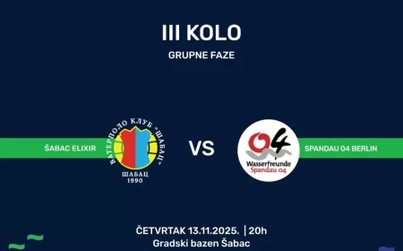 Evropski spektakl u Šapcu: VK Šabac Elixir dočekuje Spandau 04 Berlin