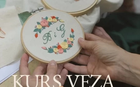 Praznični kurs veza u Malom ateljeu: Kreirajte svoj unikatni ukras ili poklon