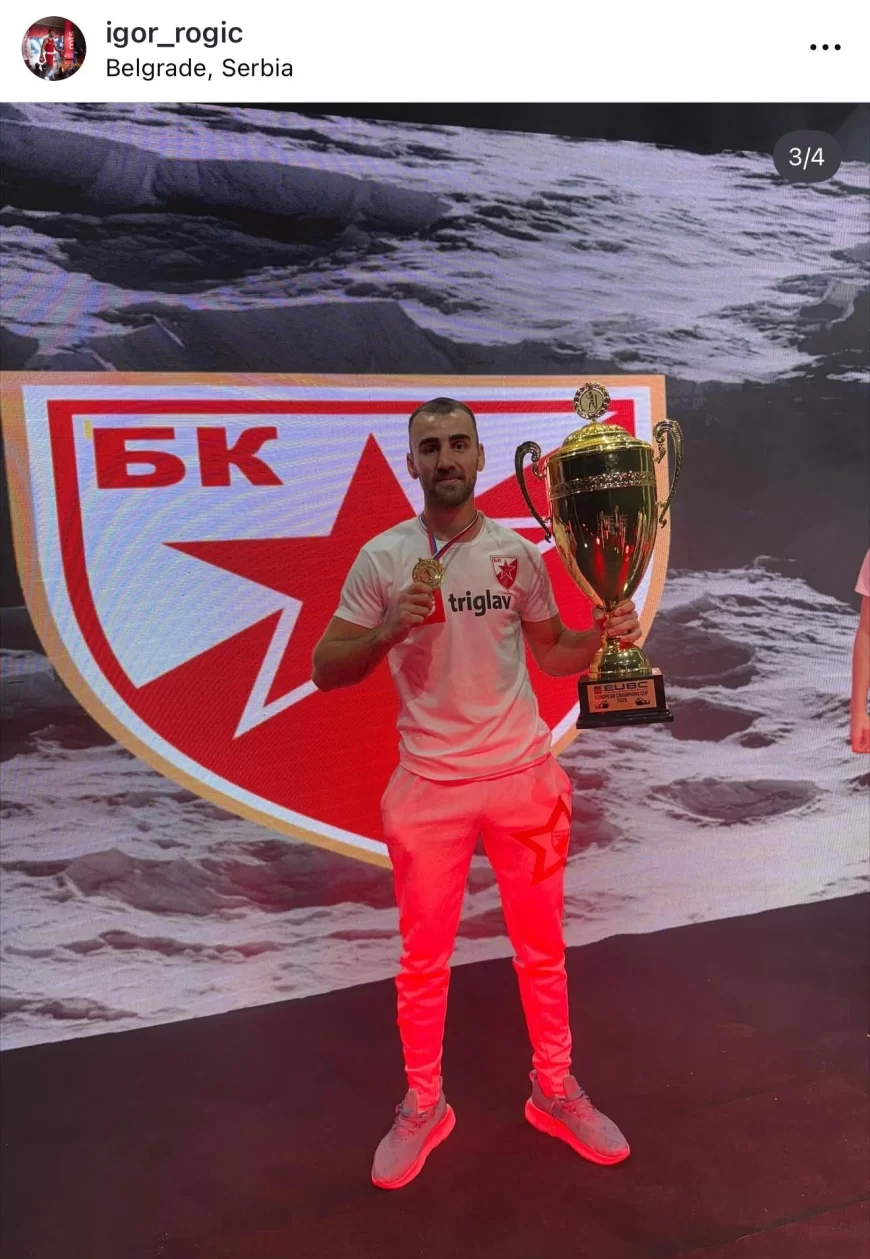 Ponos Mačve: Igor Rogić evropski prvak sa Crvenom zvezdom