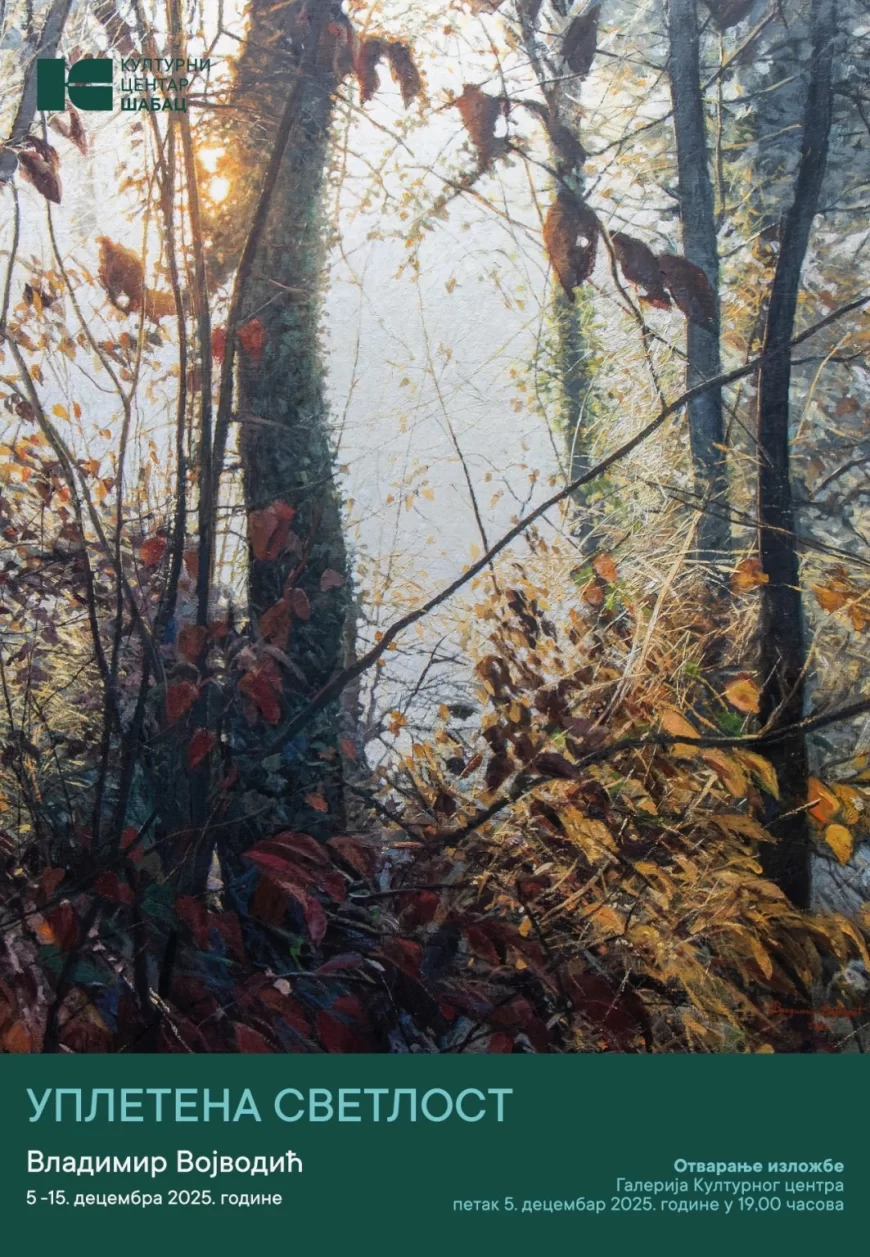 Samostalna izložba “Upletena svetlost” Vladimira Vojvodića