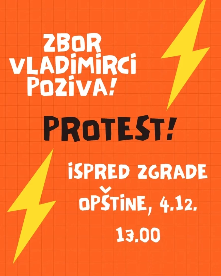 Rastu tenzije u opštini Vladimirci: Najavljen protest 4. decembra