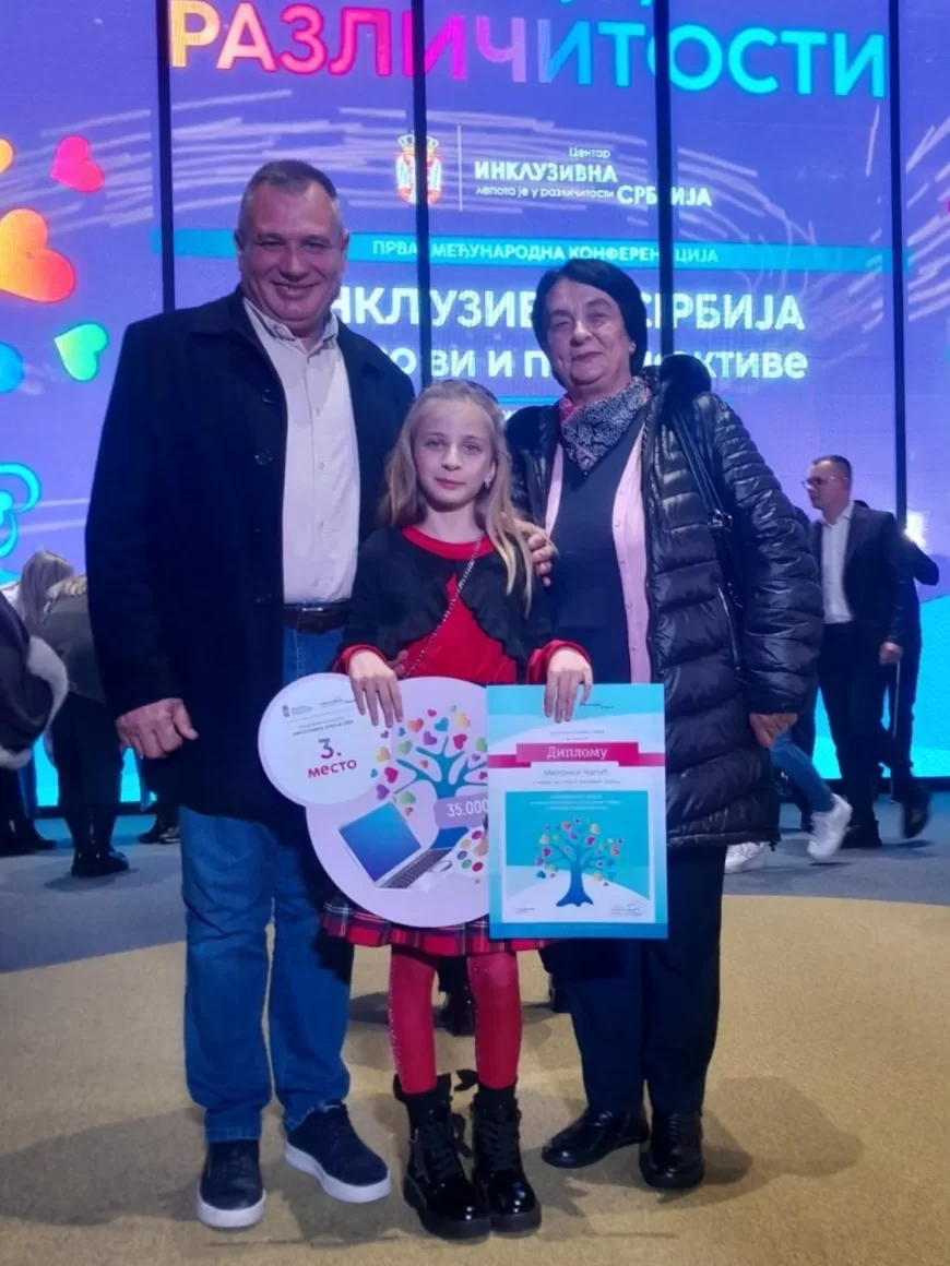 Milanka Čolić osvojila treću nagradu na međunarodnoj konferenciji “Lepota je u različitosti”