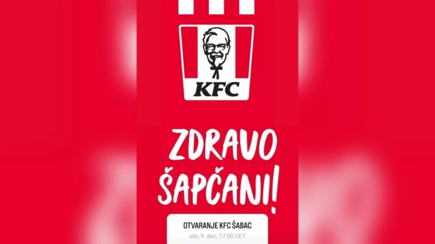 KFC zvanično najavio otvaranje u Šapcu