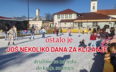 Klizalište u Bogatiću zatvara se u nedelju, 18. januara