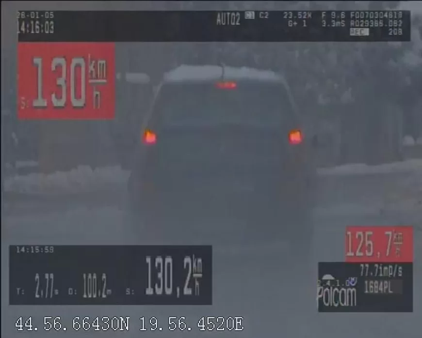 Drastično prekoračenje brzine u Rumi: Vozač bez dozvole jurio 130 km/h i ugrozio bebu u vozilu