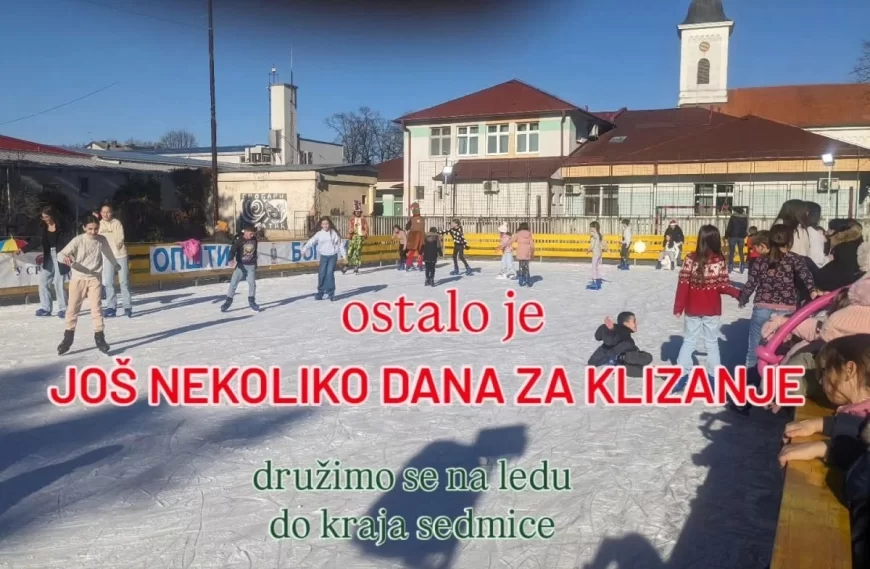 Klizalište u Bogatiću zatvara se u nedelju, 18. januara