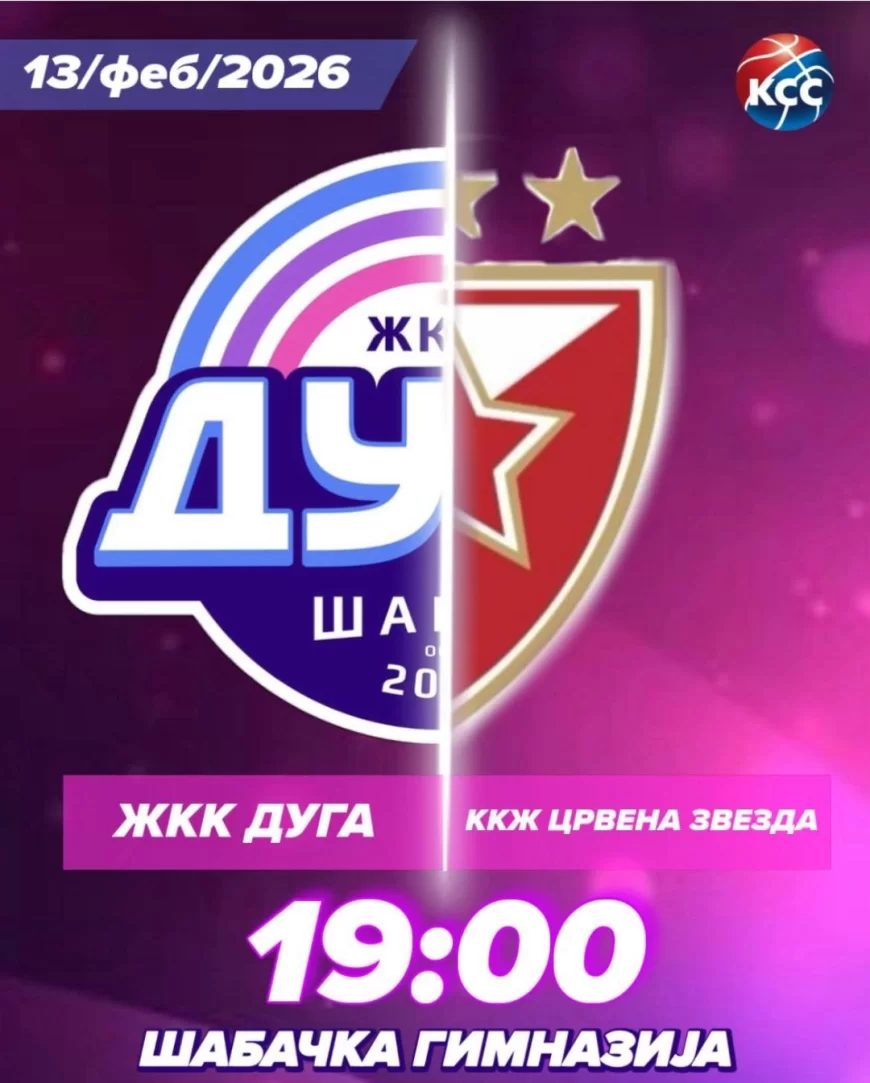 Duga dočekuje Crvenu zvezdu u Šabačkoj gimnaziji