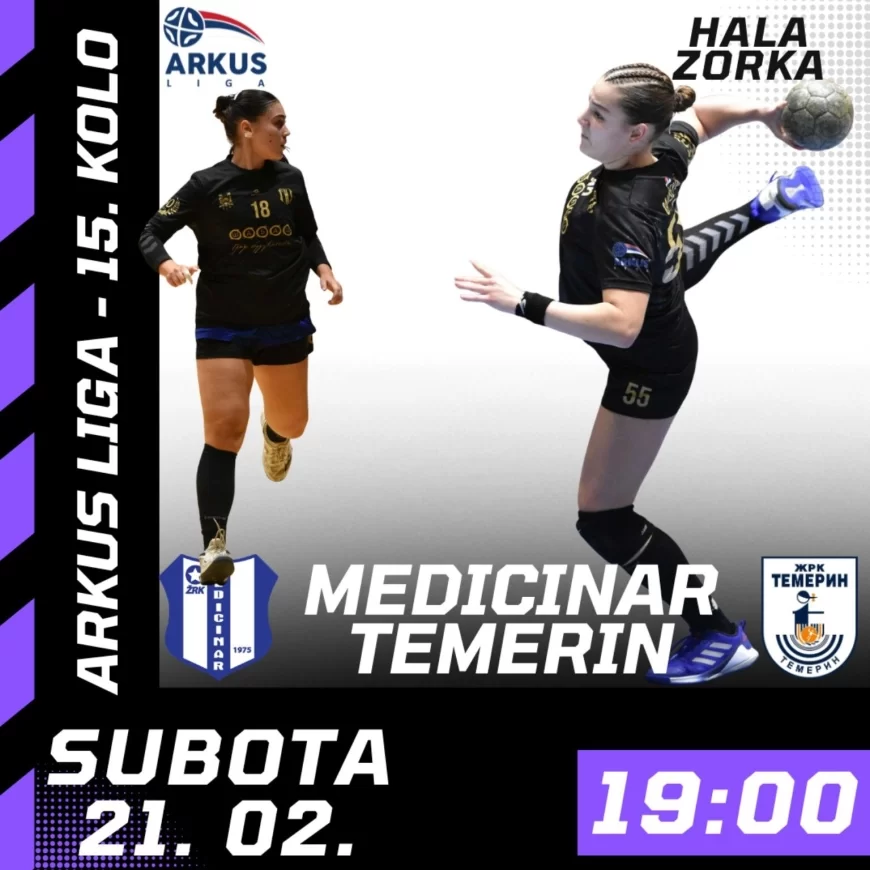 Medicinar dočekuje Temerin u 15. kolu ARKUS lige