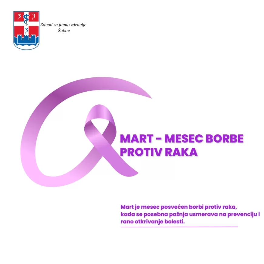 Mart – mesec borbe protiv raka