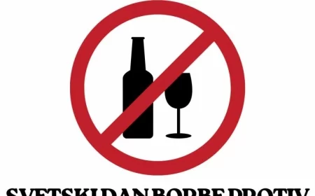 1. april - Svetski dan borbe protiv alkoholizma