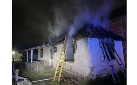 POŽAR U LEŠNICI – Smrtno stradala žena