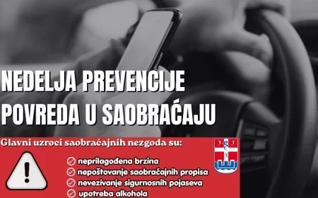 Nedelja prevencije povreda u saobraćaju