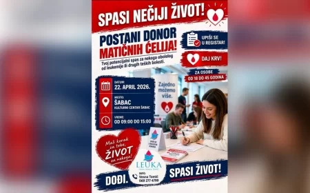 U Šapcu akcija upisa u registar davalaca matičnih ćelija: Nova šansa za obolele od leukemije