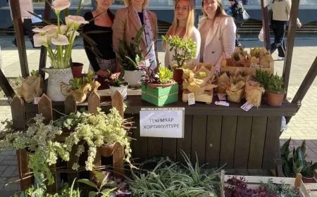 Poljoprivredna škola iz Šapca među izlagačima na Festivalu cveća