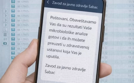 OBAVEŠTENjE ZA KORISNIKE USLUGA MIKROBIOLOŠKE LABORATORIJE ZAVODA ZA JAVNO ZDRAVLjE ŠABAC