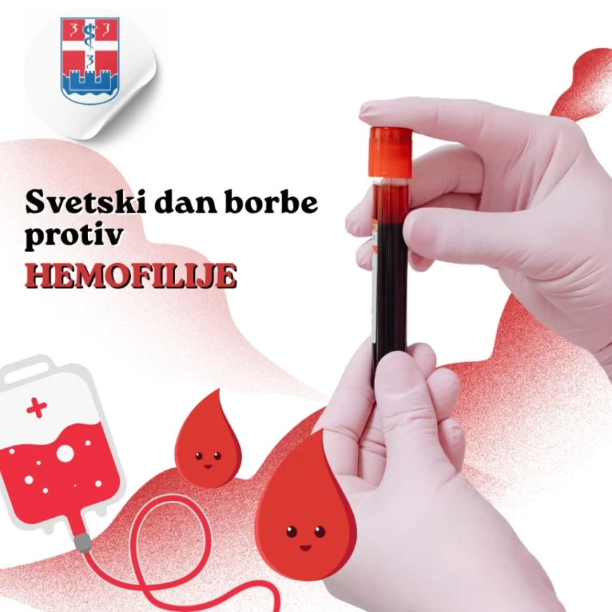 17. april – Svetski dan borbe protiv hemofilije