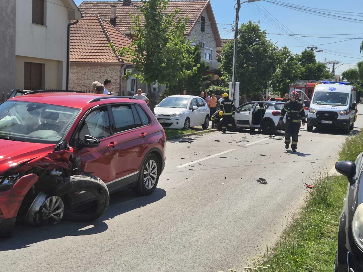 Saobraćajna nezgoda u naselju Trijangla: Povređeno dete