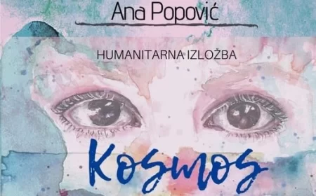 Humanitarna izložba „Trag Kosmosa“ u Kulturnom centru posvećena Ani Popović
