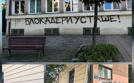 Vandali išarali fasade u centru Šapca: Na meti pozorište, Gimnazija i Osnovni sud
