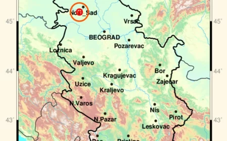 Registrovan zemljotres kod Beočina