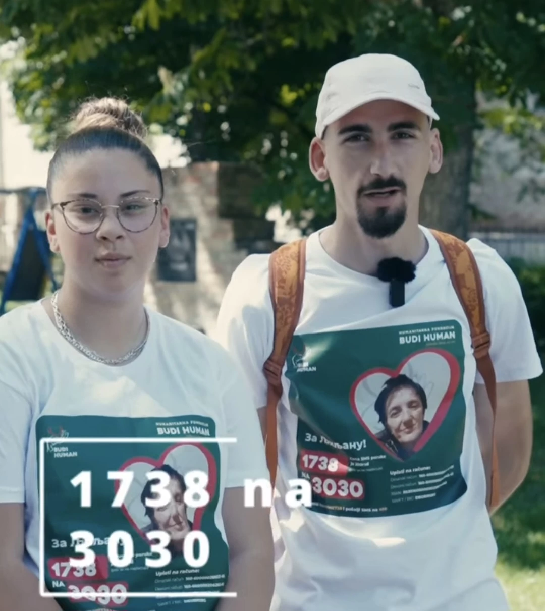 Šabac dočekuje humanitarce: Aleksandar i Nina na putu dugom 900 kilometara za Ljiljanino lečenje