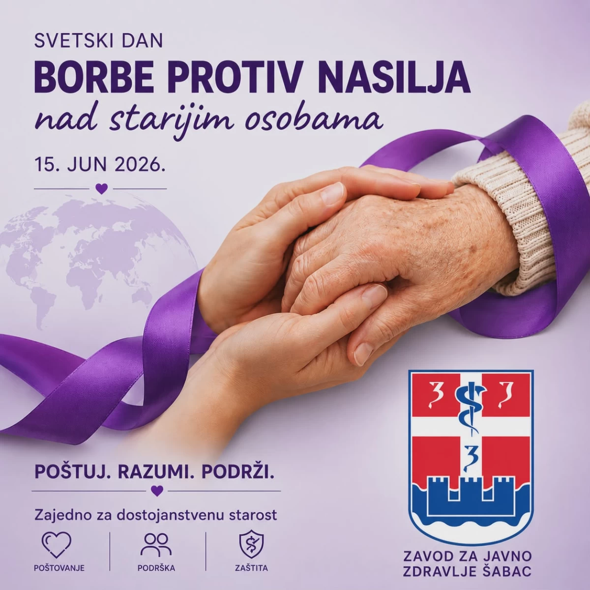 Svetski dan borbe protiv nasilja nad starijim osobama 15. jun 2026. godine
