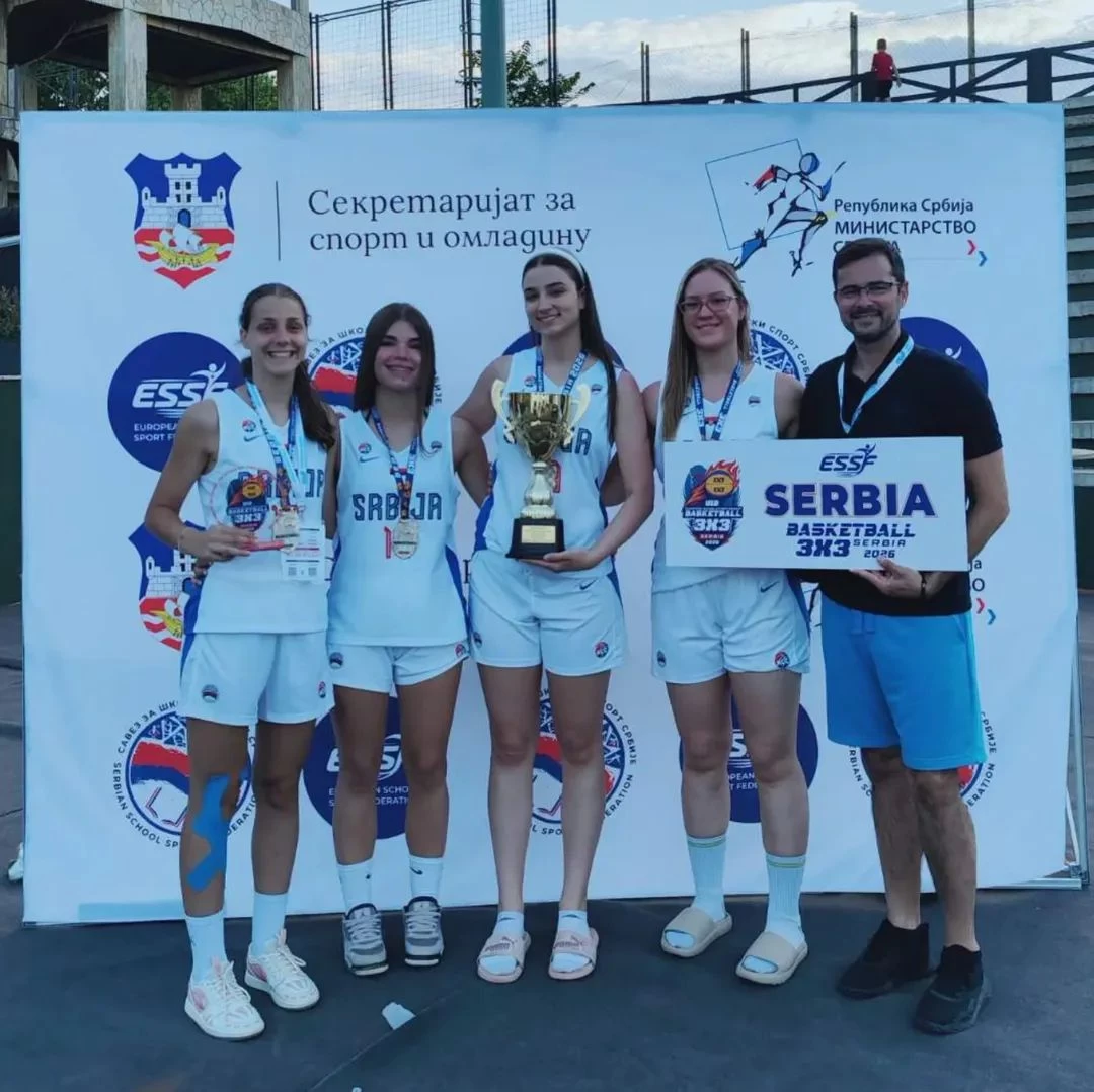 Šabačka gimnazija vicešampion Evrope u basketu 3×3