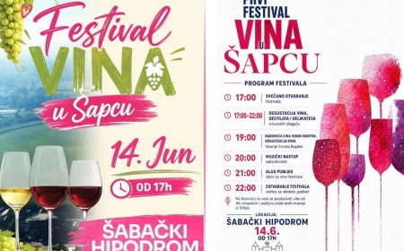 Šabac postaje prestonica vina: Festival vina stiže na Hipodrom!
